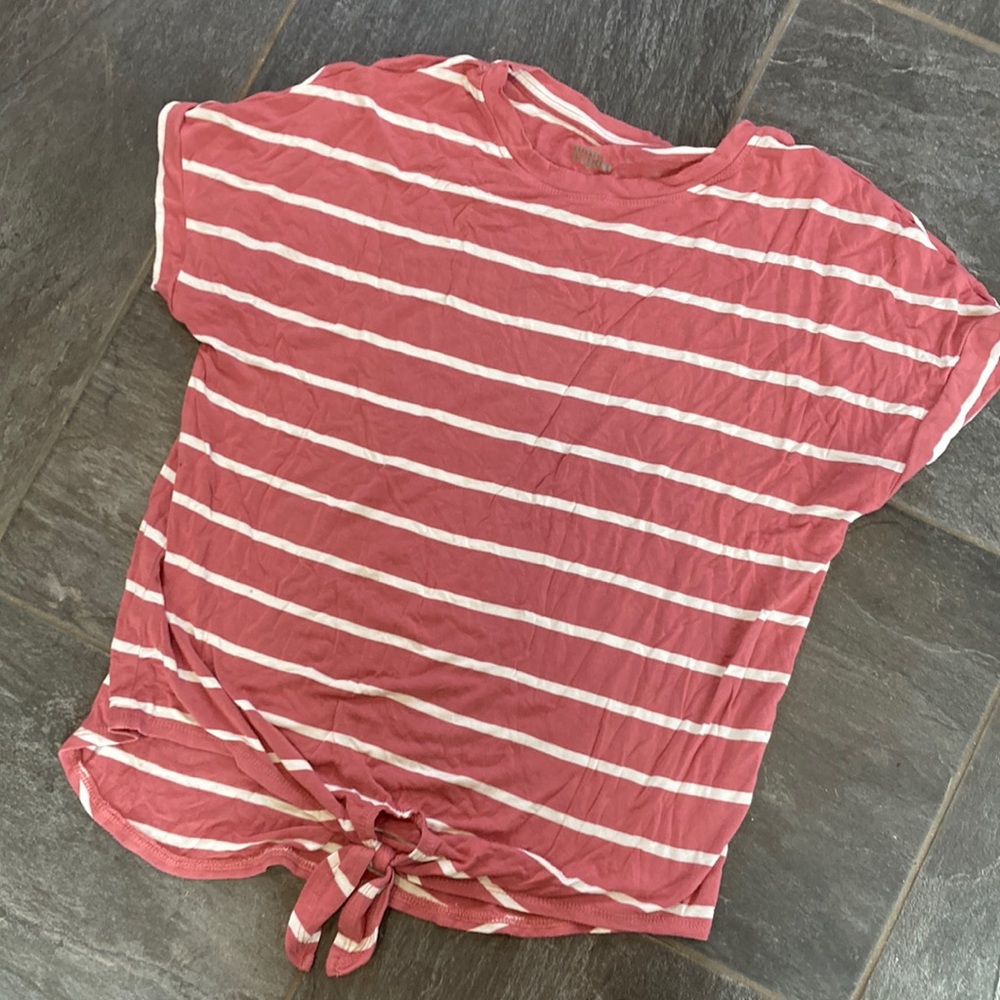 Girls striped Rumi & Ryder t-shirt
